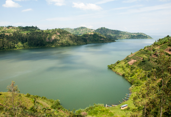Lake Kivu. Rwanda, Africa