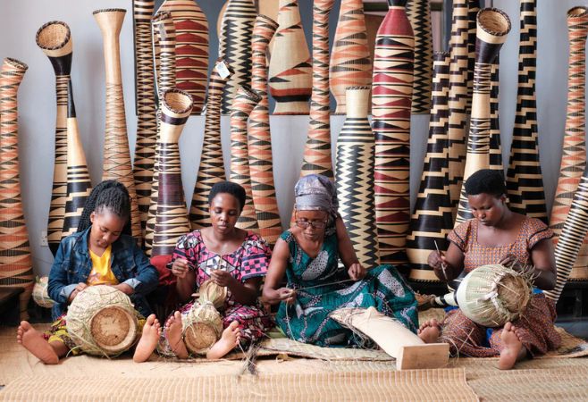 The Tall Nyanza Baskets of Rwanda