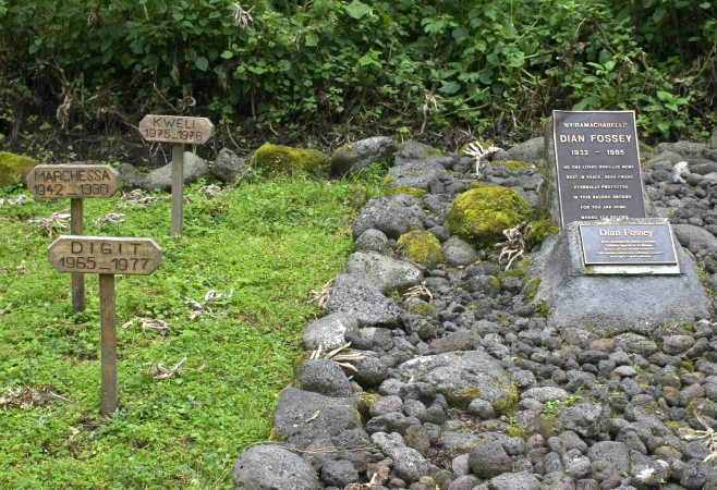 Dian Fossey grave Dian Fossey grave