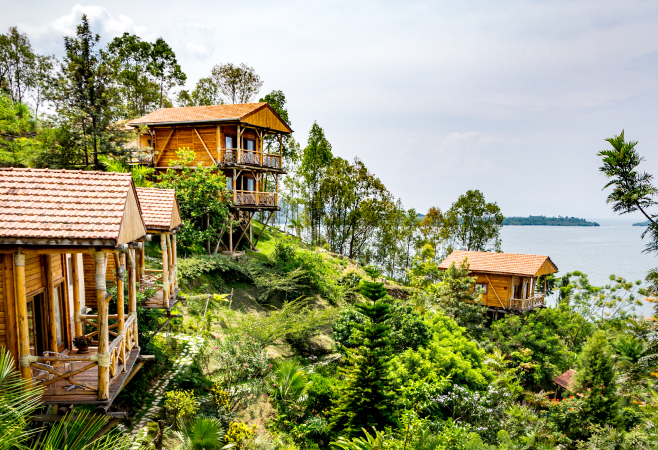 Lake Kivu is a great place to swim 