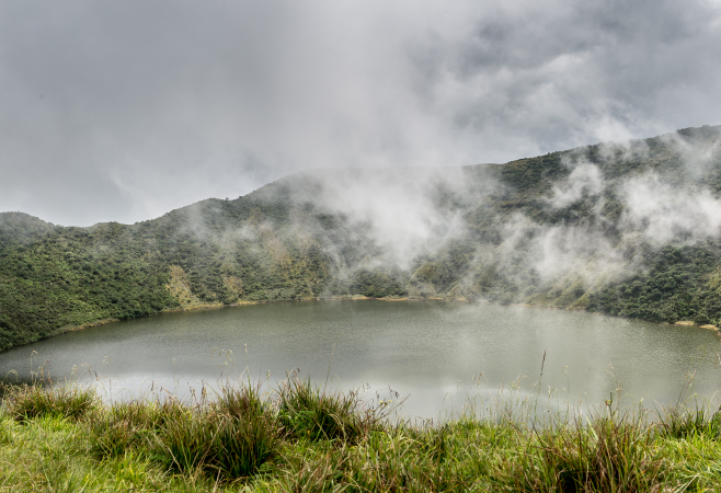 Bisoke Crater Lake Bisoke Crater Lake
