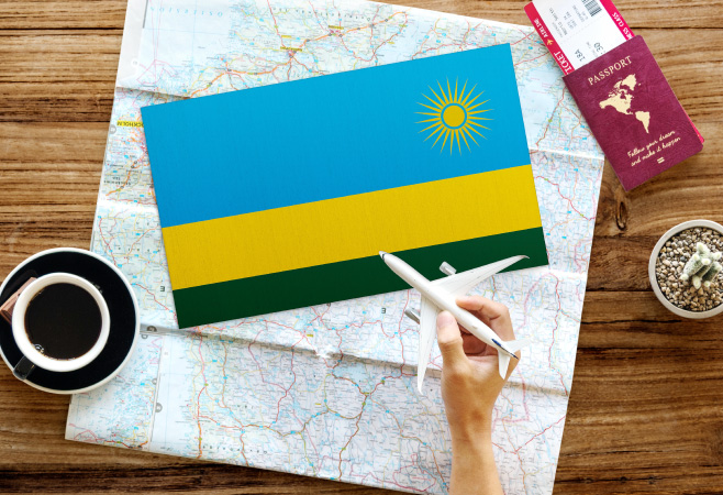 Map of Rwanda for travelers